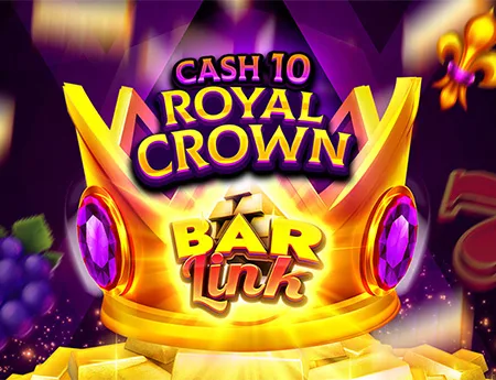 Cash 10 Royal Crown Bar Link — 7777