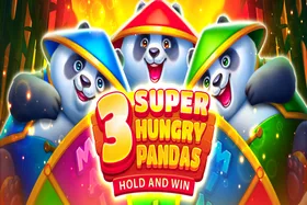 3 Super Hungry Pandas — booongo